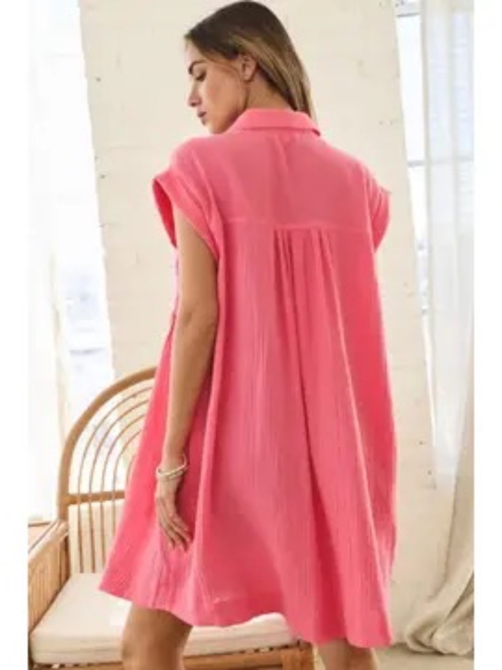 NWT Gauze "Breezy Dress" - Picture 2 of 2